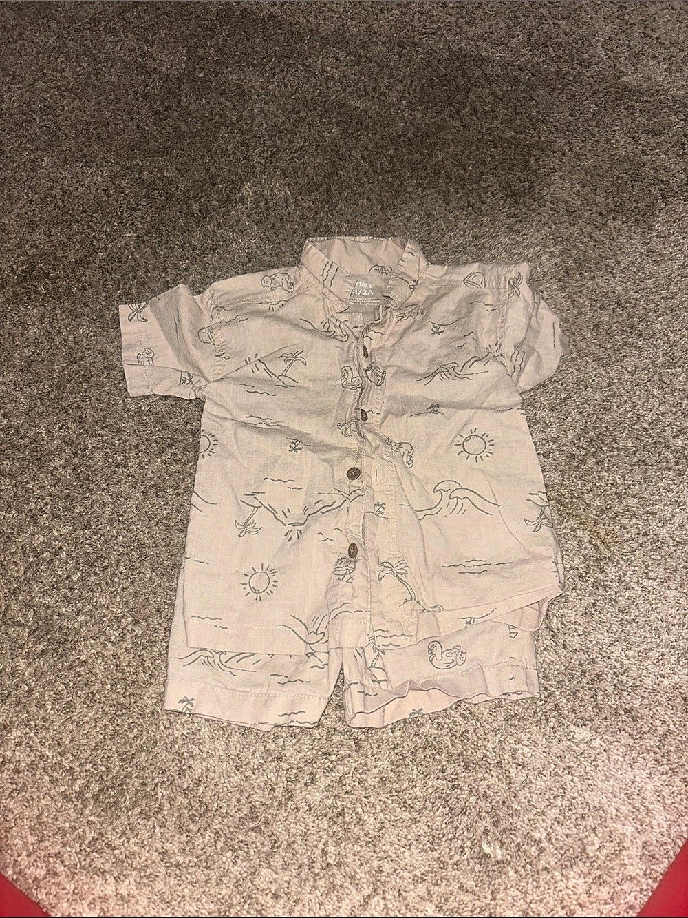 Carter's Boys 2T Printed Matching Set